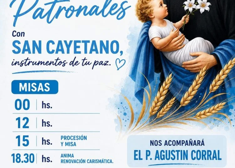 La Capilla San Cayetano se prepara para vivir sus Fiestas Patronales